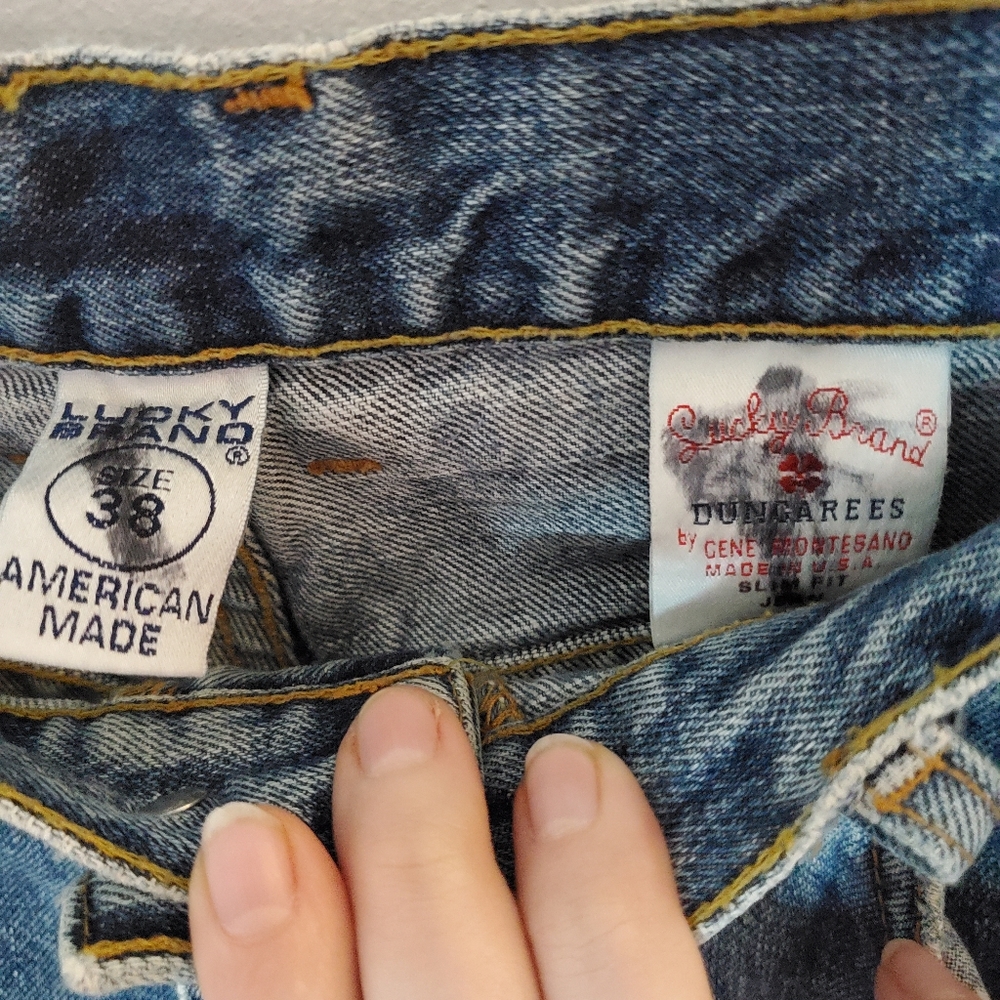 VTG Lucky 121 Heritage Slim Jeans 38 - Picture 3 of 5